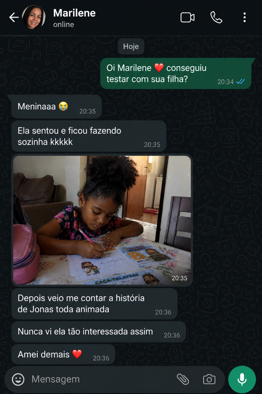 Feedback de Marilene